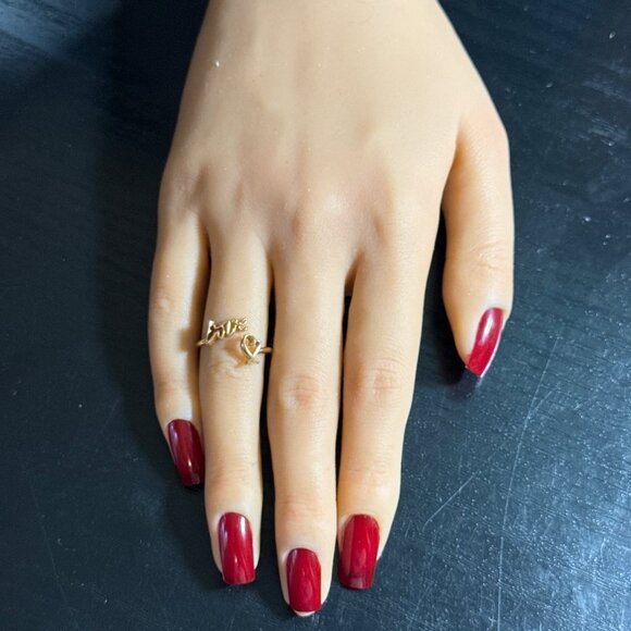 T&Co. 18k Rose Gold Paloma Picasso Loving Heart Ring - Picture 8 of 9